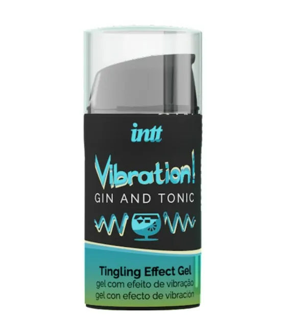 INTT - GEL VIBRATEUR LIQUIDE PUISSANT STIMULANT INTIME GIN  TONIC 15ML