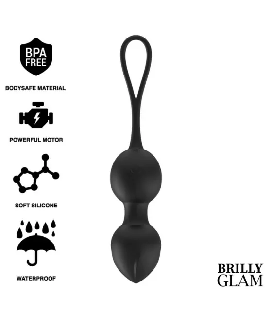 BRILLY GLAM - PERLES DE KEGEL VIBRANTES TÉLÉCOMMANDE