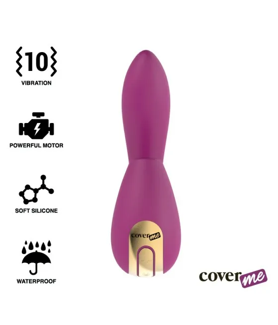 COVERME - ASPIRATION CLITORALE ET VIBRATEUR PUISSANT RUSH G-SPOT