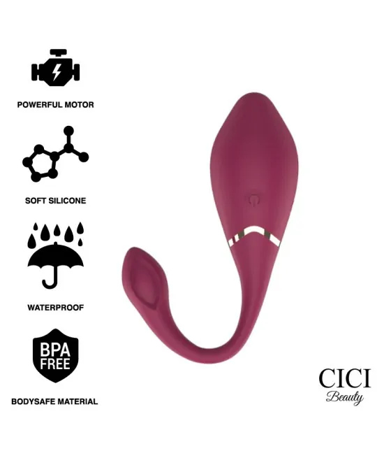 CICI BEAUTY - PREMIUM SILICONE EGG VIBRATEUR TÉLÉCOMMANDE