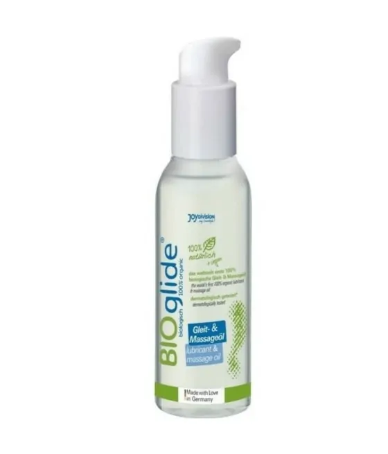 BIOGLIDE - LUBRIFIANT ET HUILE DE MASSAGE BIO 125 ML