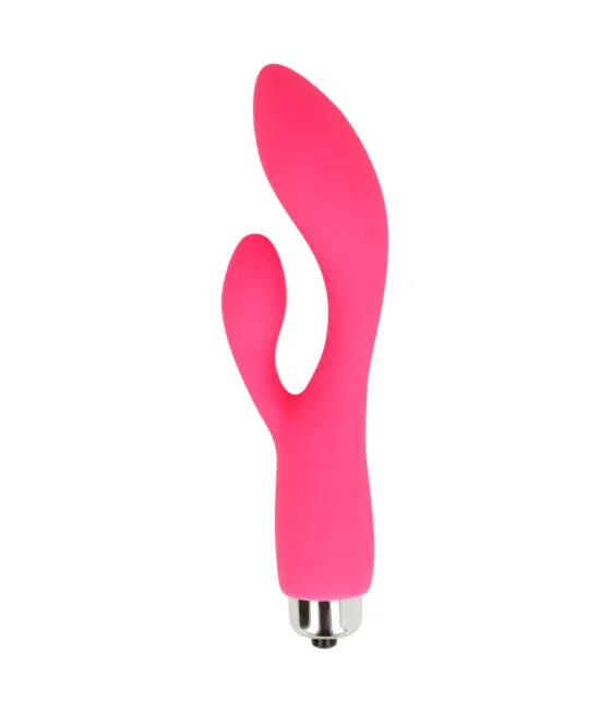 OHMAMA - VIBRATEUR AVEC LAPIN 12,5 CM ROSE