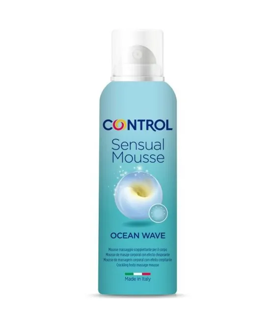 CONTROL - MOUSSE CRÈME DE MASSAGE ONDES SENSUELLES 125 ML