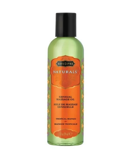 KAMASUTRA - HUILE DE MASSAGE NATURELLE  LA MANGUE TROPICALE 59 ML