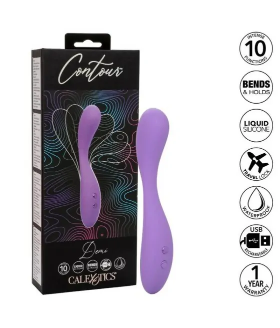 Vibromasseur Demi Contour - Violet