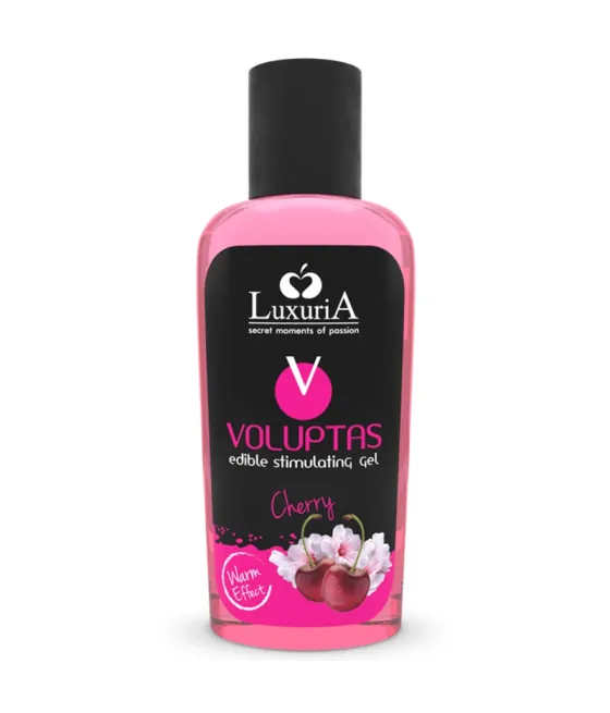 INTIMATELINE LUXURIA - VOLUPTAS GEL DE MASSAGE COMESTIBLE EFFET CHAUFFANT - CERISE 100 ML