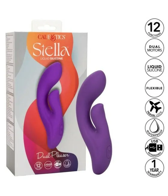 Double stimulateur violet Stella California Exotics