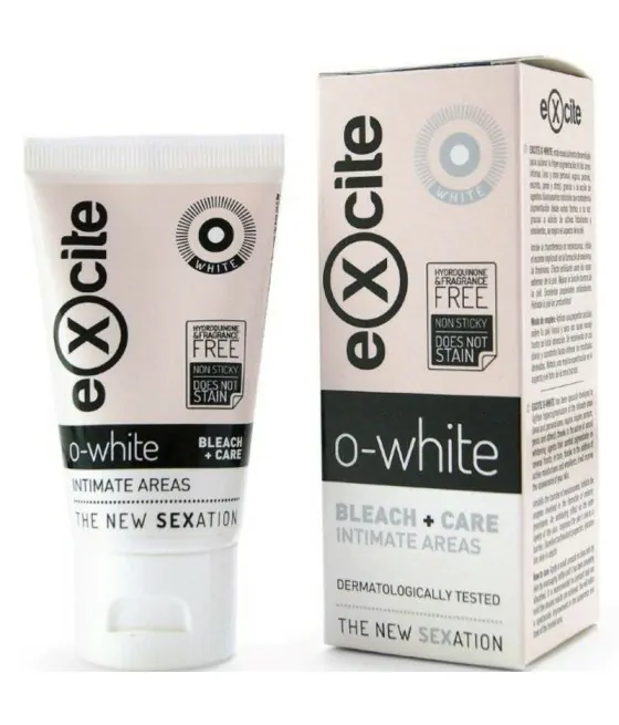 EXCITE - O WHITE EAU DE JAVEL + SOIN ZONES INTIMES 50 ML