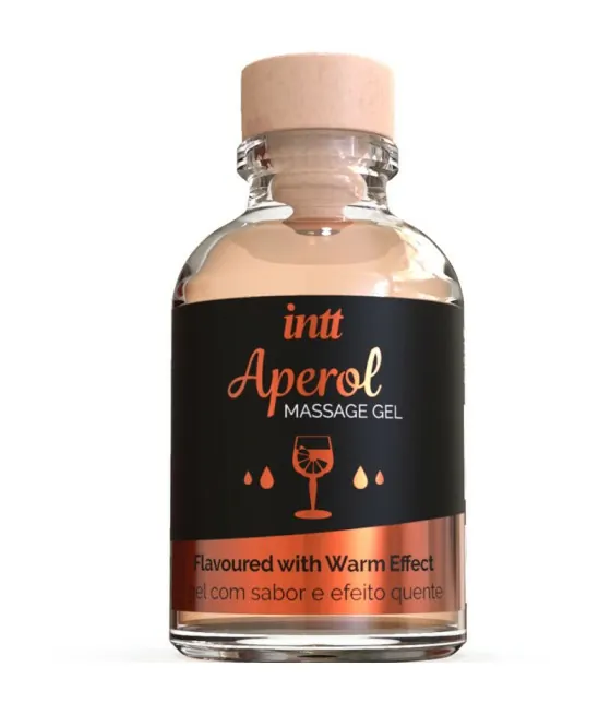 INTT MASSAGE  ORAL SEX - GEL DE MASSAGE APEROL EFFET CHALEUR INTENSE