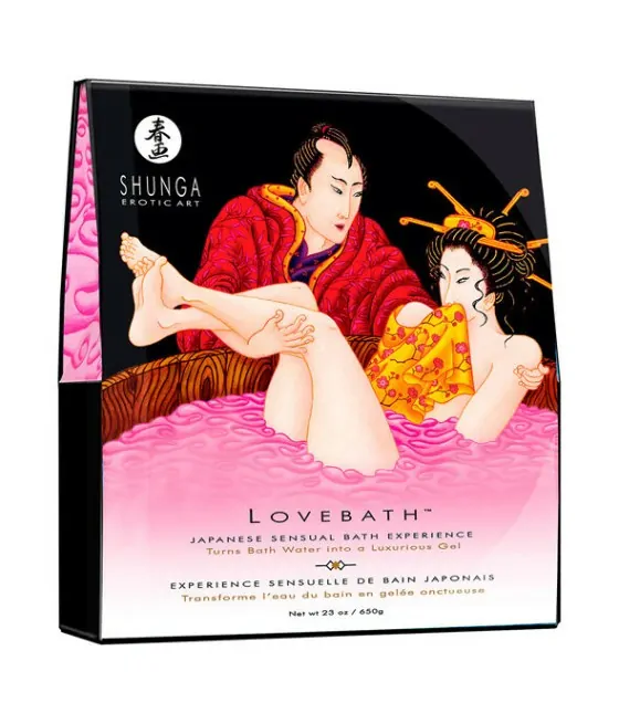 Shunga Love Bath - Fruit du dragon, bain d'amour sensuel