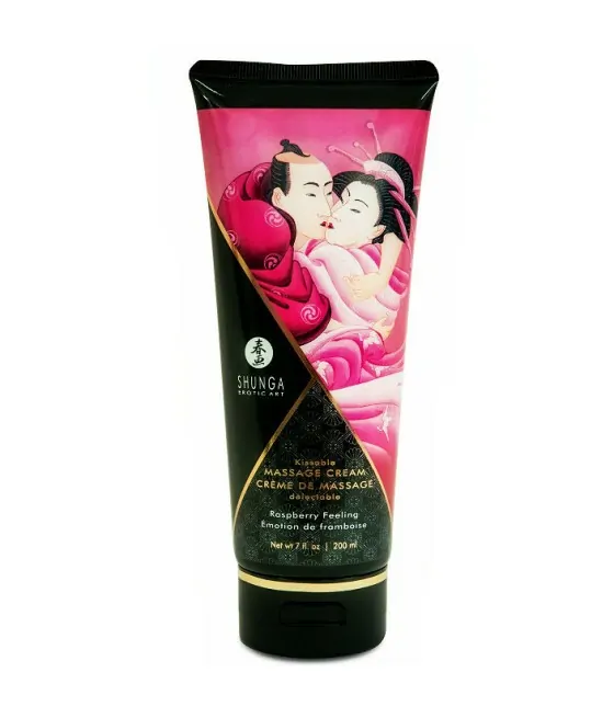 SHUNGA - CRÈME DE MASSAGE FRAMBOISE 200 ML