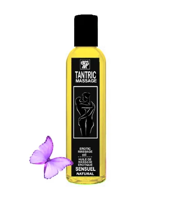 EROS-ART - HUILE DE MASSAGE TANTRIQUE NATURELLE ET APHRODISIAQUE NEUTRE 100 ML