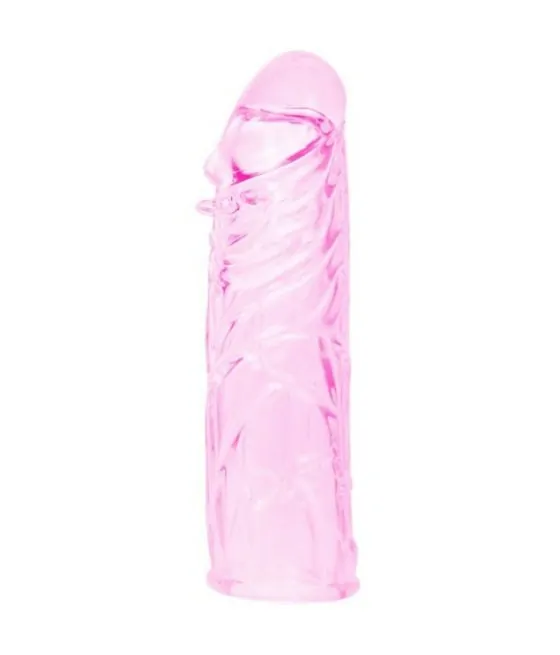 BAILE - HOUSSE DE PÉNIS EN SILICONE STIMULANTE ROSE 13 CM