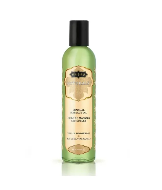 KAMASUTRA - HUILE DE MASSAGE VANILLE AU BOIS DE SANTAL 236ML