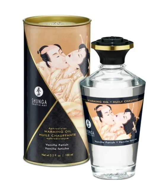 Huile chauffante aphrodisiaque à la vanille - 100 ml