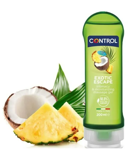 CONTROL - 2 EN 1 MASSAGE  PLAISIR EXOTIQUE 200 ML