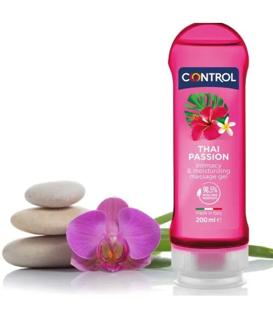 CONTROL - 2 EN 1 MASSAGE  PLAISIR THAI PASSION 200 ML