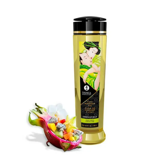 Huile de massage érotique irrésistible Shunga 240ml