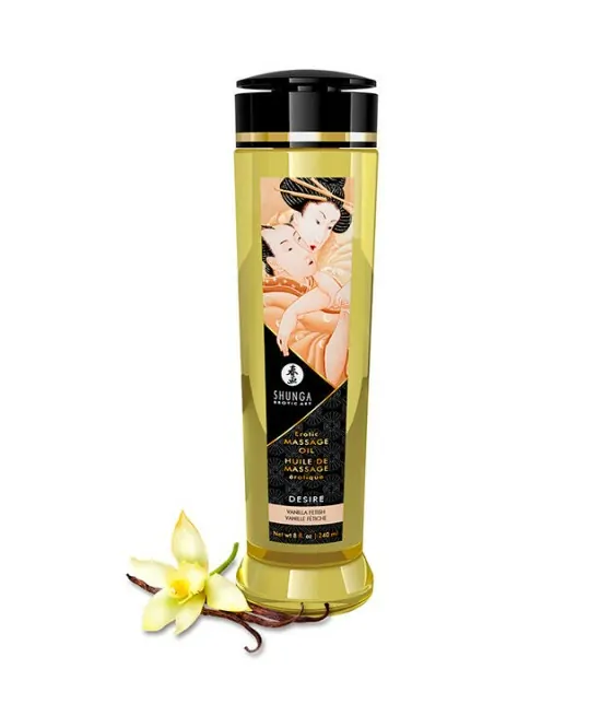 SHUNGA - HUILE DE MASSAGE ÉROTIQUE DÉSIR 240 ML