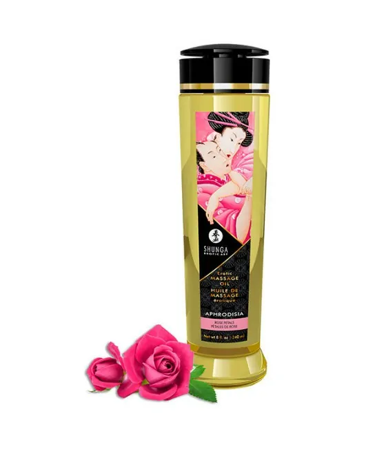 Huile de massage érotique aphrodisiaque Shunga 240ml