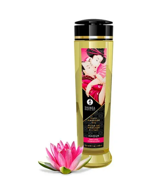 Huile de massage érotique Amour Shunga 240ml