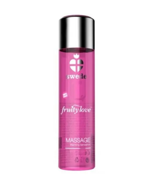 SWEDE - FRUITY LOVE EFFET CHAUFFANT HUILE DE MASSAGE PAMPLEMOUSSE ROSE À LA MANGUE 60 ML