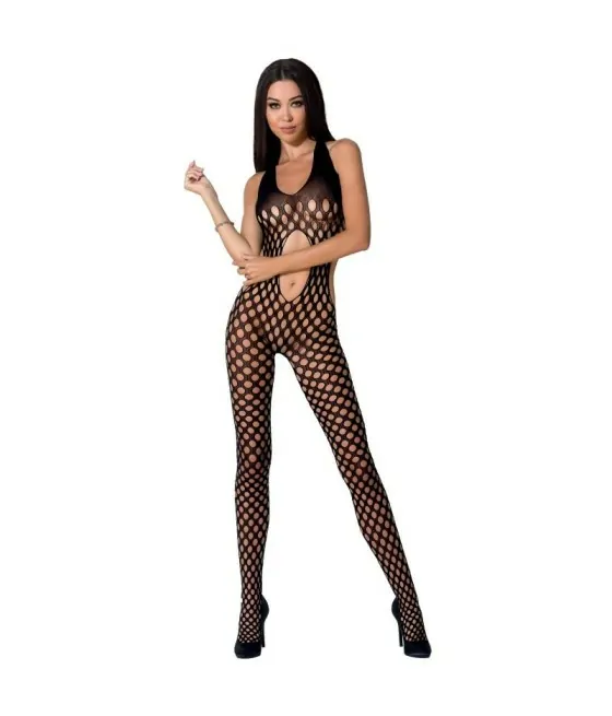 PASSION - FEMME BS065 BODYSTOCKING BLANC TAILLE UNIQUE