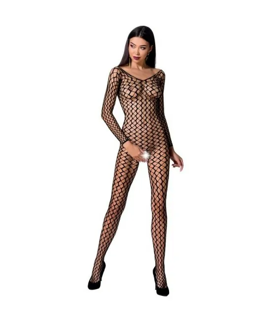 PASSION - FEMME BS068 BODYSTOCKING ROUGE TAILLE UNIQUE