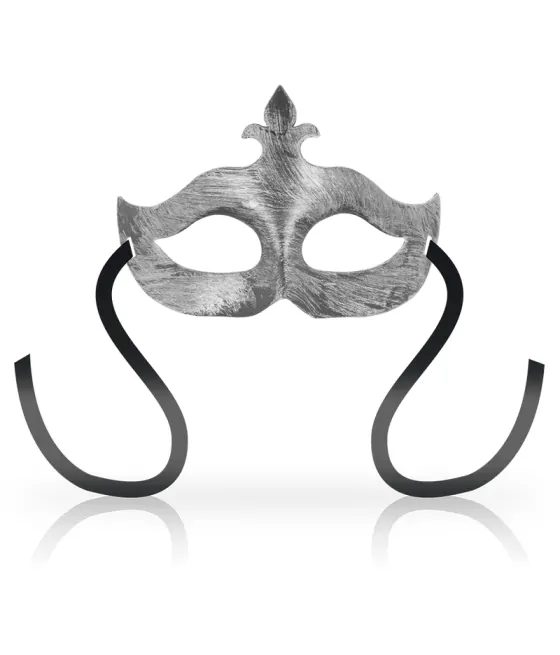 Masque pour les yeux Fleur de lis - argent