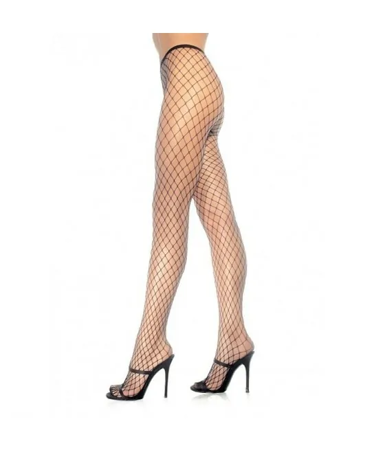 LEG AVENUE - CULOTTE EN FILET NOIR DIAMANT