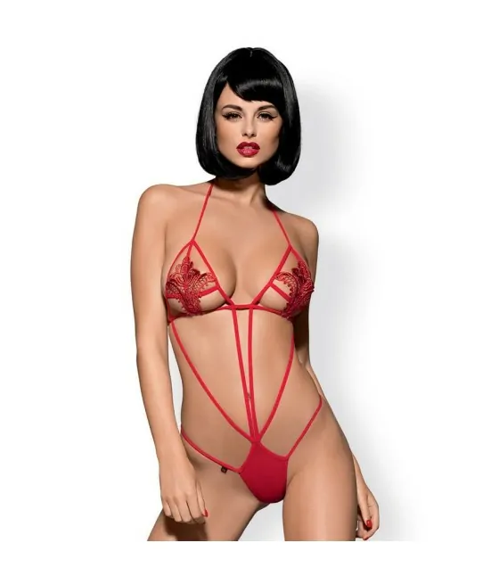 Combinaison coquine rouge - taille S/M