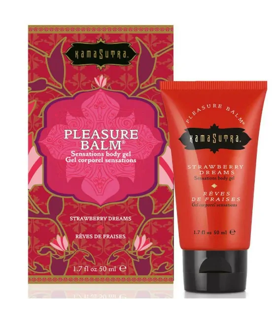 KAMASUTRA - BAUME DE PLAISIR STIMULANT SAVEUR RÊVES DE FRAISE 50ML