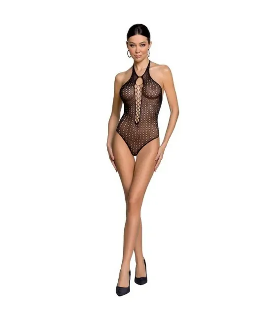 PASSION - FEMME BS088 BODYSTOCKING BLANC TAILLE UNIQUE