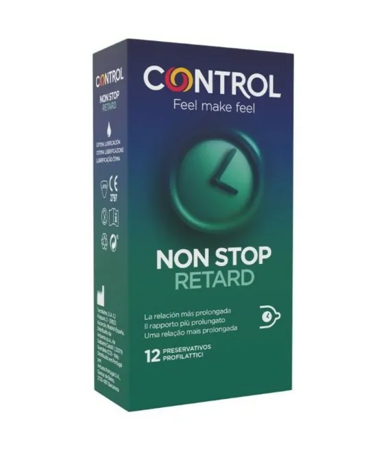 Préservatifs Control Non Stop Retard - pack de 12 unidades
