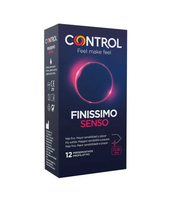 Préservatifs Control Adapta Senso - Pack de 12 unités