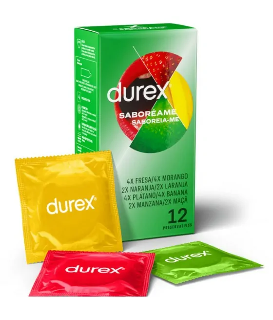 Pack de 12 préservatifs Durex Sabore Me