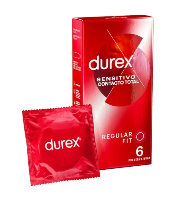 Préservatifs Durex Sensible Contact Total (pack de 6)