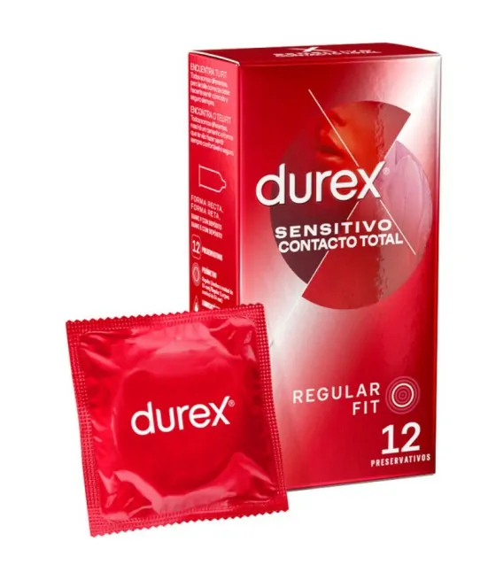 Préservatifs Durex Total Contact - 12 unités
