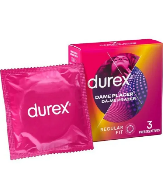 Préservatifs Durex Pleasure pour femme - Pack de 3 unités