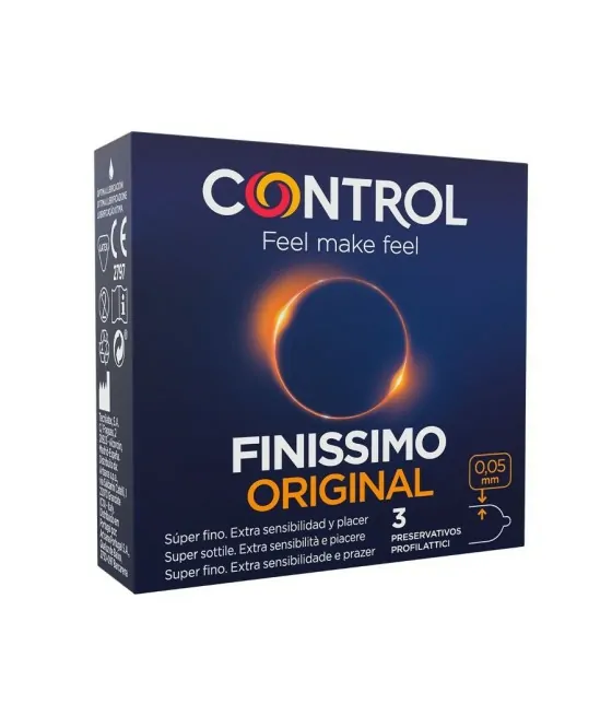 CONTROL - PRÉSERVATIFS FINISSIMO 3 UNITÉS