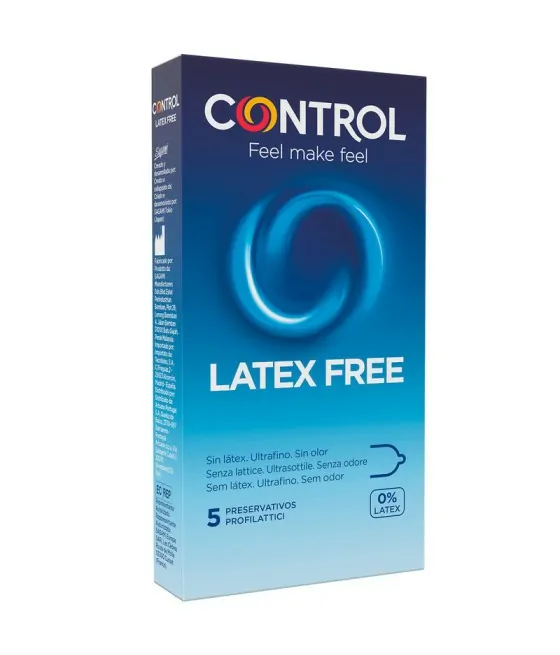 CONTROL - FREE SIN LATEX CONDOMS 5 UNITS