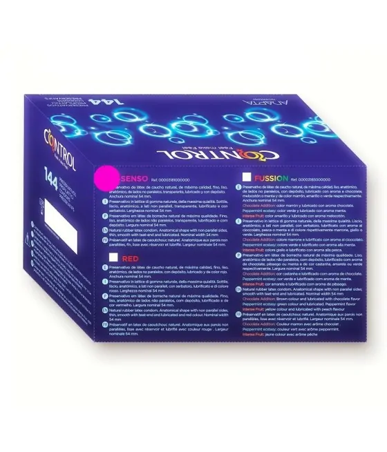 Pack de 144 préservatifs Control Adapta Senso