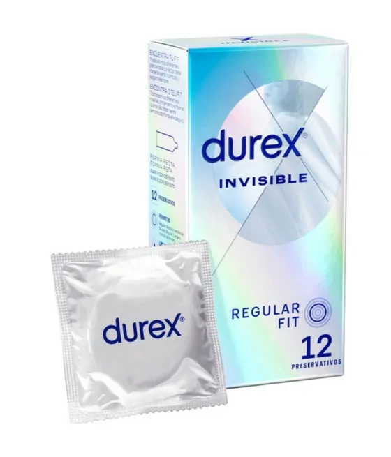 DUREX - INVISIBLE EXTRA MINCE 12 UNITÉS