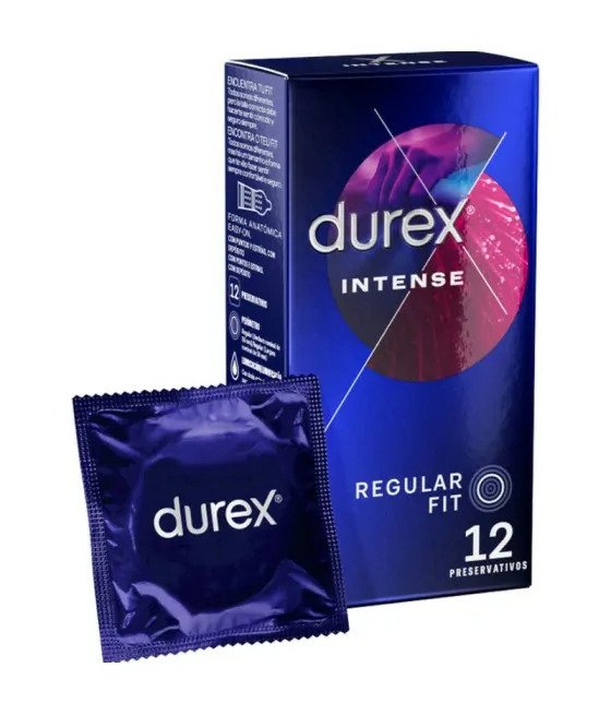 Préservatifs Durex Intense Orgasmic - Pack de 12 pièces