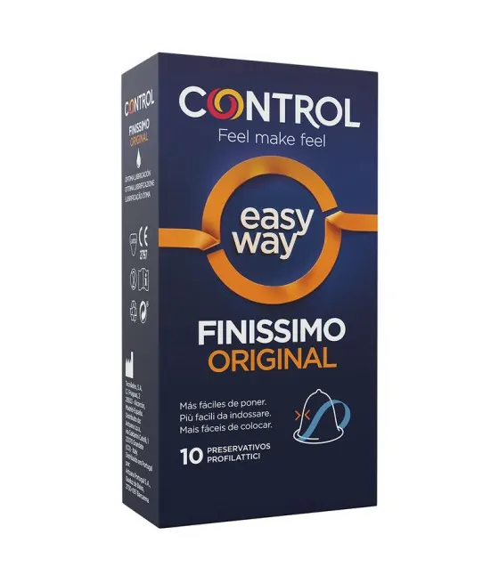 Préservatifs Control Adapta Easy Way Finissimo - Pack de 10 unités
