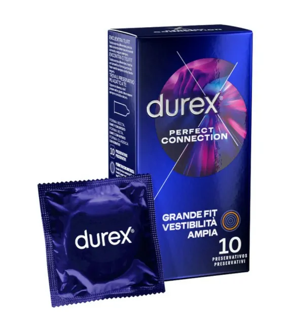 DUREX - CONNEXION PARFAITE SILICONE LUBRIFICATION EXTRA 10 UNITÉS