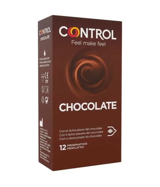 CONTROL - ADAPTA CHOCOLATE CONDOMS 12 UNITS