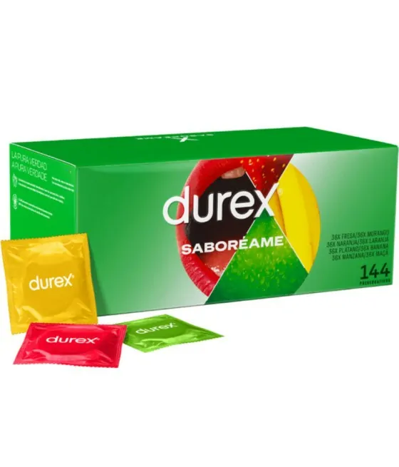 Préservatifs Durex Plaisir Fruits - 144 unités