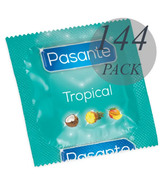 Pack de 144 préservatifs Pasante - saveur tropicale