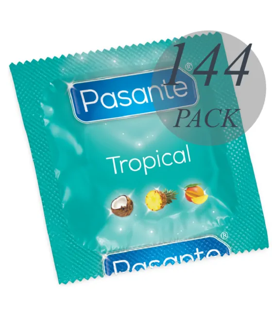 PASANTE - PRÉSERVATIFS TROPICAL SAC 144 UNITÉS